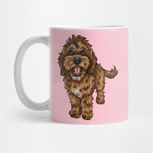 Cute Ginger Cockapoo Dog Mug